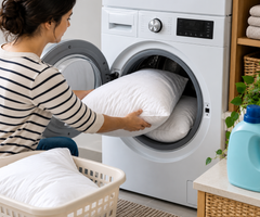 How to Wash Pillows in the Washing Machine Without Damaging Them