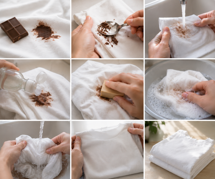 How to Get Chocolate Out of Clothes — Fresh Stains and Dried Ones