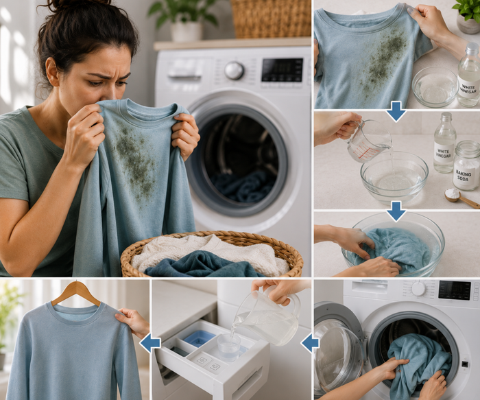 How to Get Mildew and Mold Smell Out of Clothes
