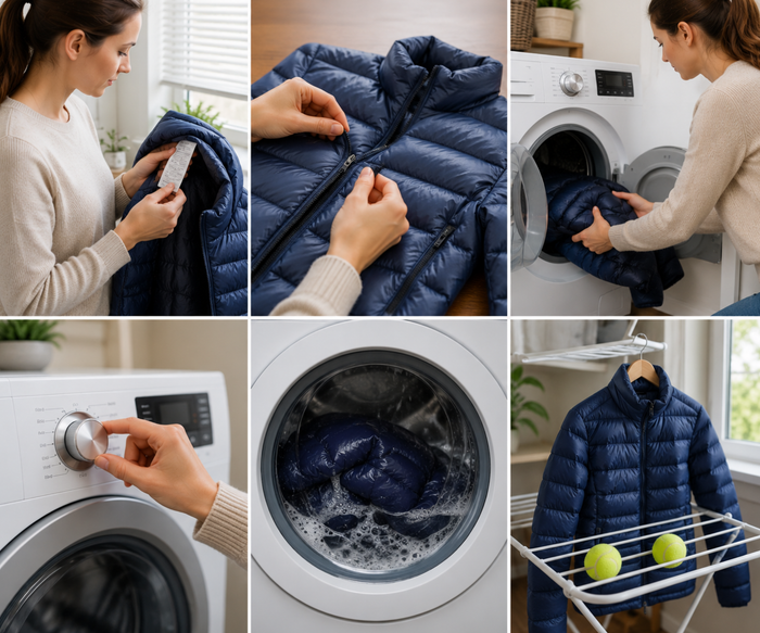 How to Wash a Down Jacket in 6 Steps Without Destroying the Fill