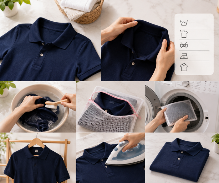 How to Wash a Polo Shirt and Keep the Collar Looking Sharp