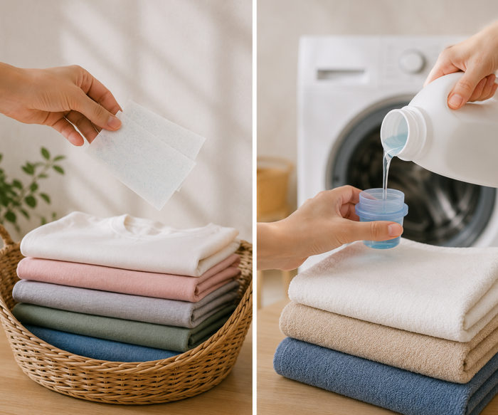 Laundry Detergent Sheets vs. Liquid — An Honest Comparison