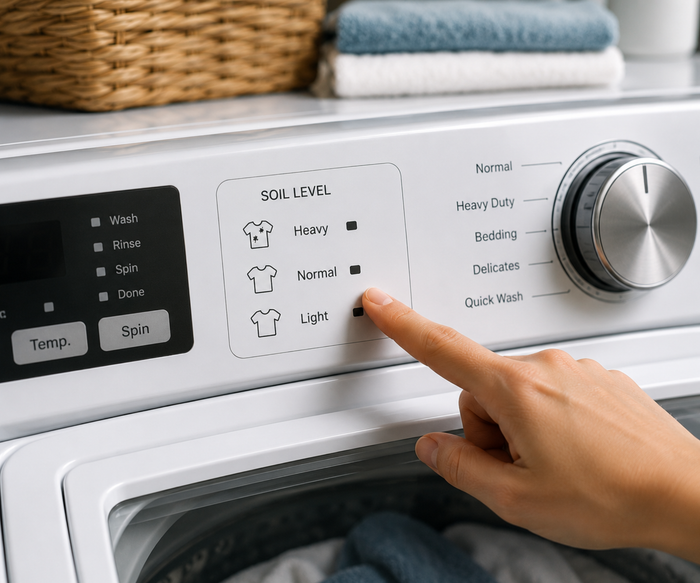 Soil Level Meaning on the Washing Machine