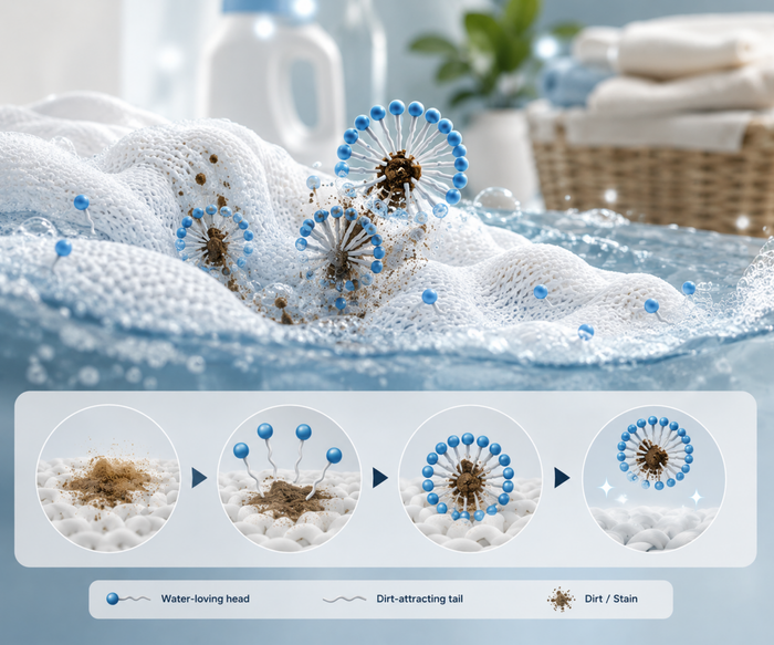 What Are Surfactants and How Do They Actually Clean Your Clothes?