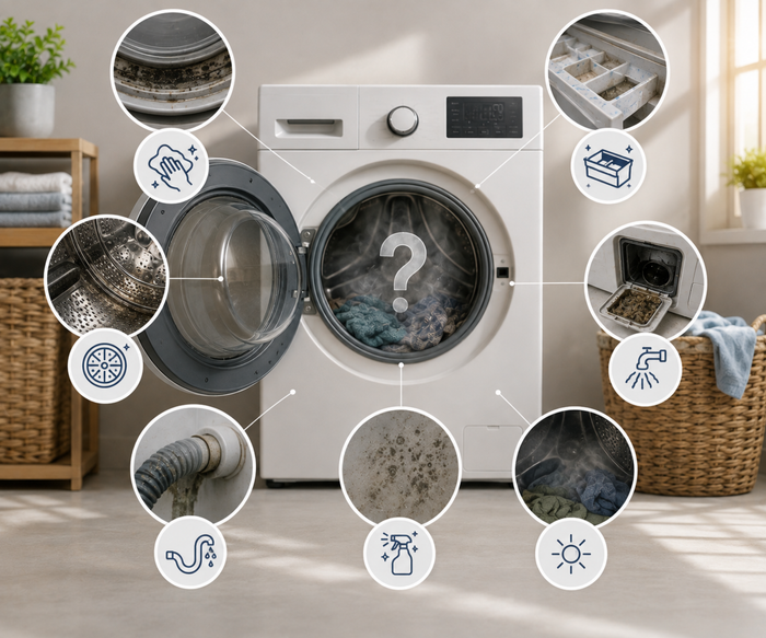 Why Does My Washing Machine Smell? Common Causes and Fixes