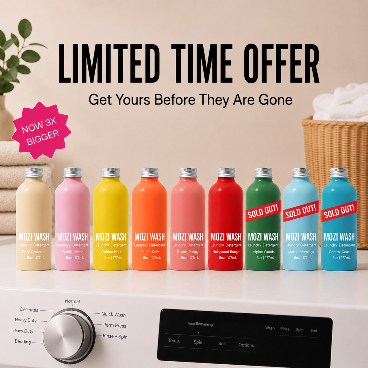 トライアルセット・サンプル FACIAL WASHING POWDER & MILD CLEANSING Ultimate Detergent Sample Kit – Mozi Wash