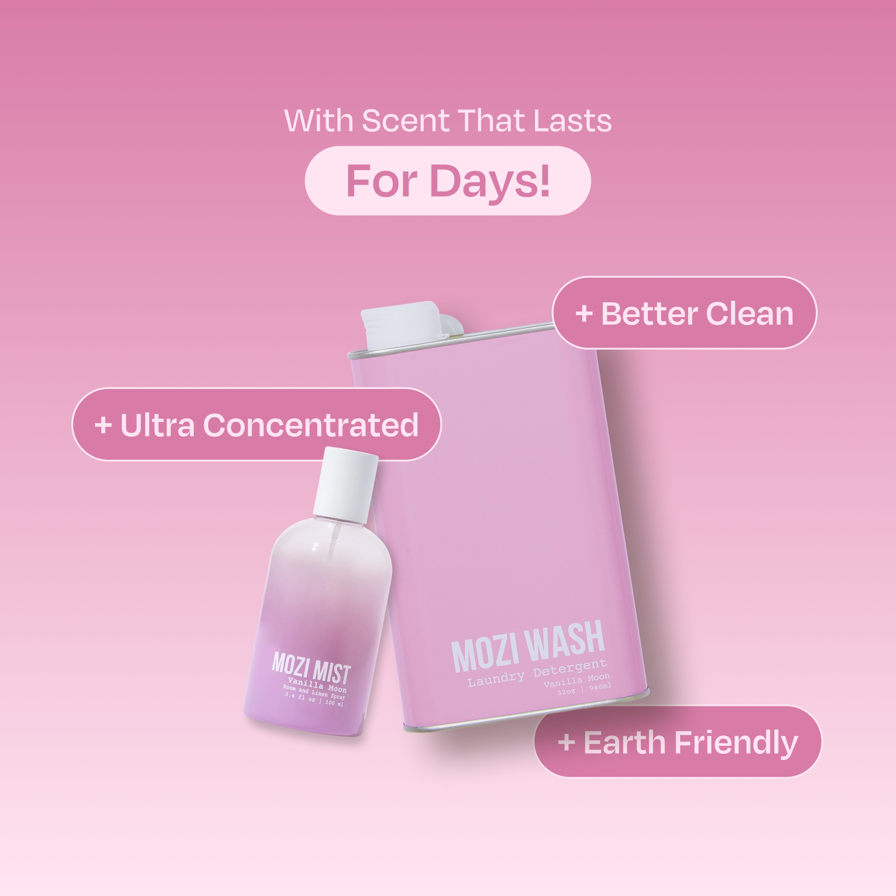 Vanilla Moon Mist & Detergent Duo – Mozi Wash