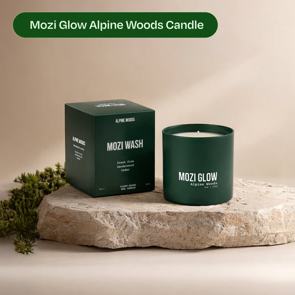 No.762 アロマストーン✩.*˚シェルツリー＆スターフィッシュ Alpine Woods Candle – Mozi Wash