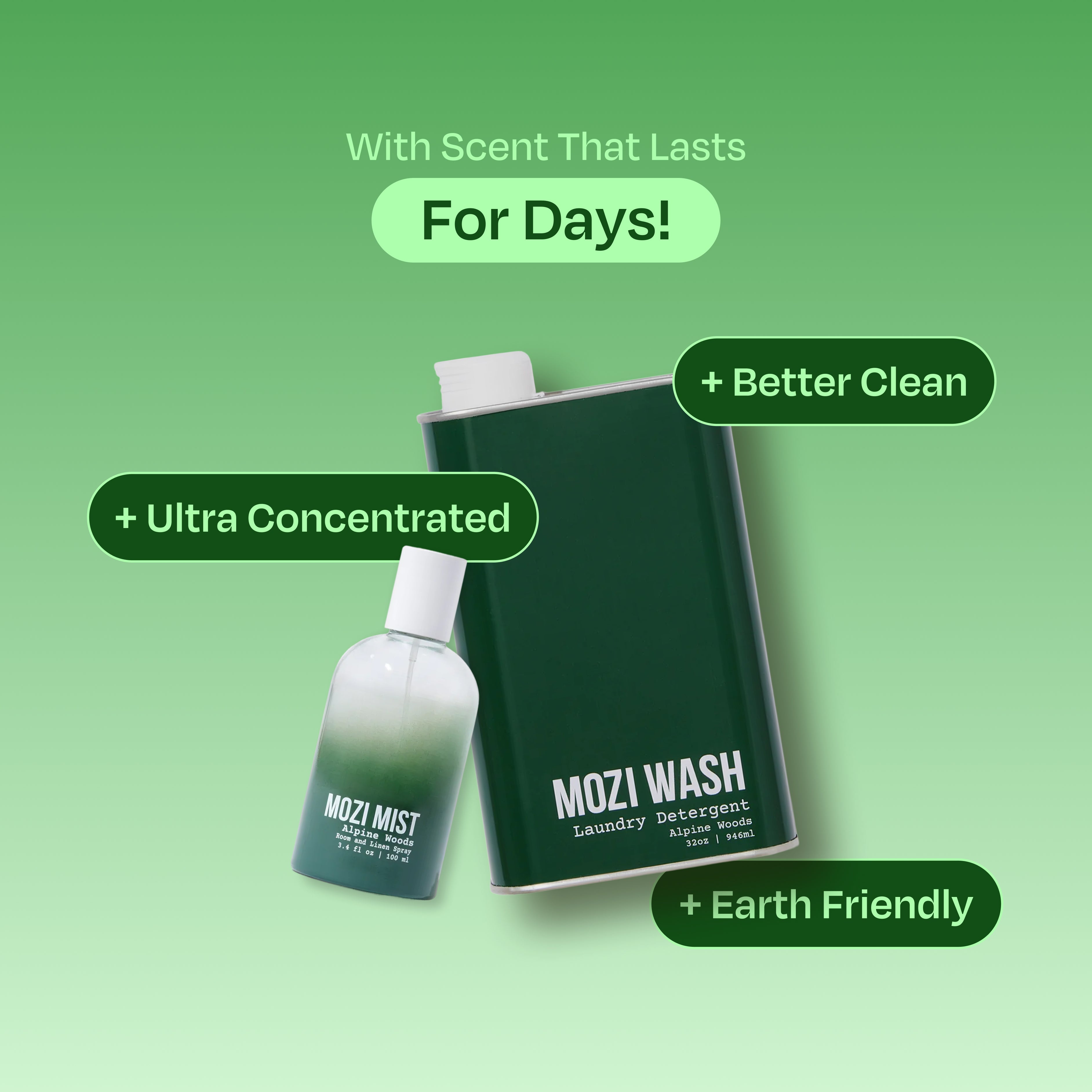 Alpine Woods Mist & Detergent – Mozi Wash