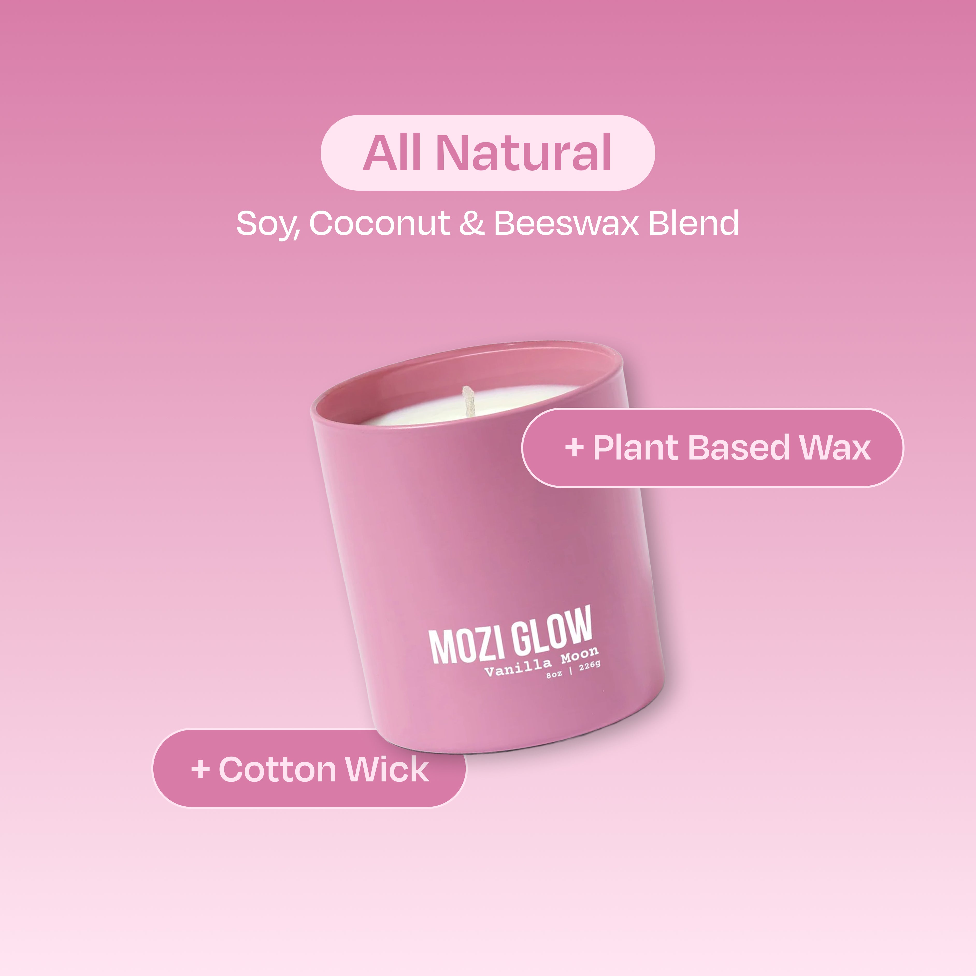 Vanilla Moon Candle – Mozi Wash
