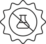 No Hormone Disruptors
(Paraben & Phthalate free)