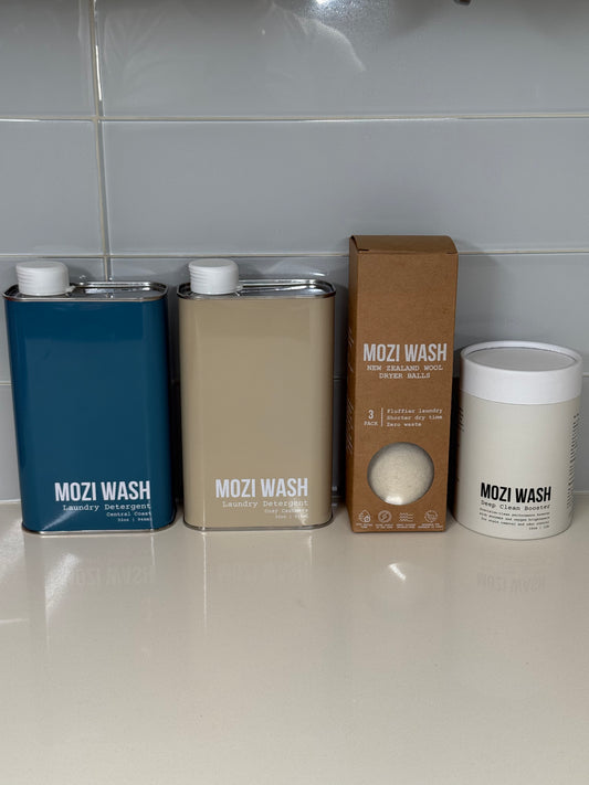 2 Pack + Deep Clean Booster + Dryer Balls