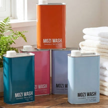 Mozi Wash laundry detergent tin