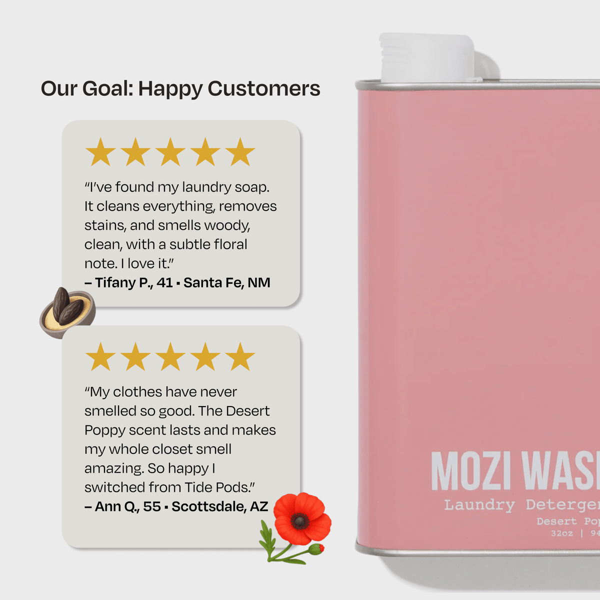 Desert Poppy - Mozi Wash